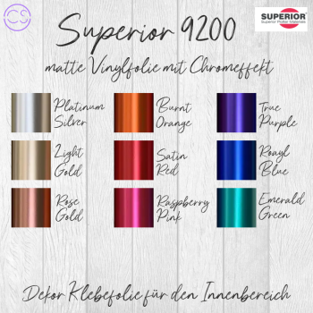 Vinylfolie 9200 Chrome (21x30cm)